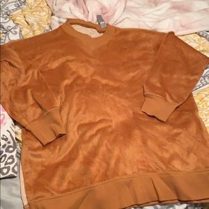 Pull over aerie plush sweatshirt